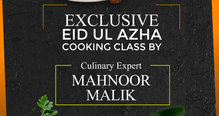 Cooking Icon By Chef Mahnoor Malik in Lahore.