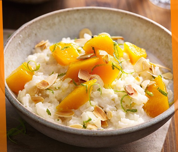 5 Ingredient Mango Rice Pudding