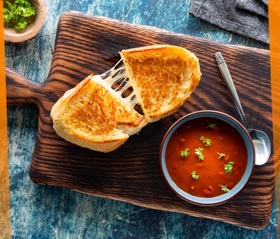 Grilled Pizza Cheese Sandwich