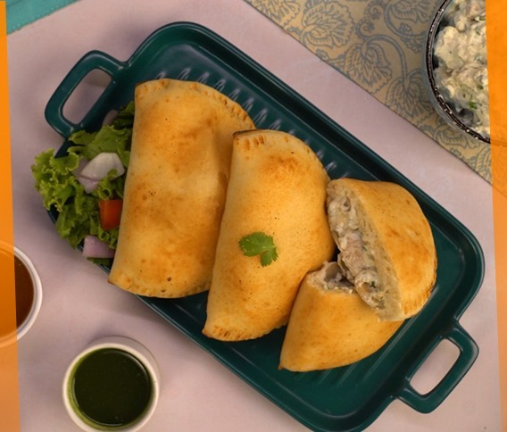 Creamy Chicken Calzone