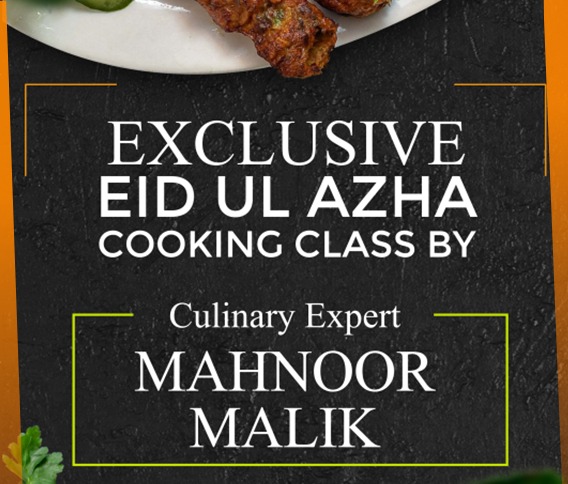 Cooking Icon By Chef Mahnoor Malik in Lahore.
